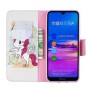 Huawei Y6s / Y6 2019 / Honor 8A yksisarvinen suojakotelo – lompakkomallinen avattava kannellinen suojakotelo