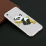 Huawei Y6s / Y6 2019 / Honor 8A läpinäkyvä panda suojakuori