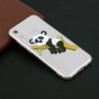 Huawei Honor 8A / Y6s / Y6 2019 läpinäkyvä panda suojakuori.