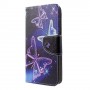 Huawei P30 violetit perhoset suojakotelo
