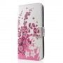 Huawei P30 vaaleanpunaiset kukat suojakotelo