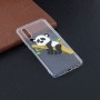 Huawei P30 läpinäkyvä nukkuva panda suojakuori.