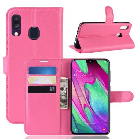 Samsung Galaxy A40 pinkki suojakotelo