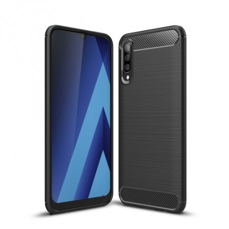 Samsung Galaxy A50 musta suojakuori.