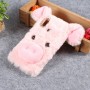 Huawei P30 Lite pinkki pörröinen possu suojakuori.