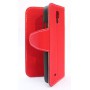 Galaxy S4 punainen lompakkokotelo.