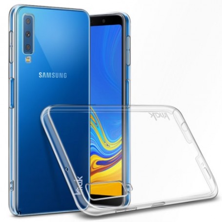 Samsung Galaxy A7 2018 ultra ohuet läpinäkyvät kuoret.