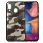 Samsung Galaxy A20e maastokuvio suojakuori.