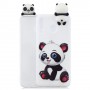 Samsung Galaxy A40 valkoinen panda suojakuori.