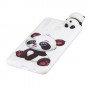Samsung Galaxy A40 valkoinen panda suojakuori.