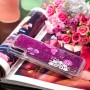 Samsung Galaxy A10 glitter hile perhoset suojakuori