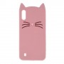 Samsung Galaxy A10 vaaleanpunainen kissa suojakuori