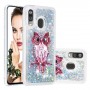 Samsung Galaxy A40 glitter hile pöllö suojakuori