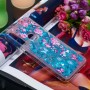 Huawei P Smart Z / Honor 9X glitter hile kukkia ja perhosia suojakuori