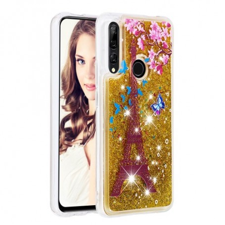 Huawei P Smart Z / Honor 9X glitter hile Eiffel-torni suojakuori