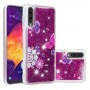 Samsung Galaxy A50 glitter hile perhoset suojakuori