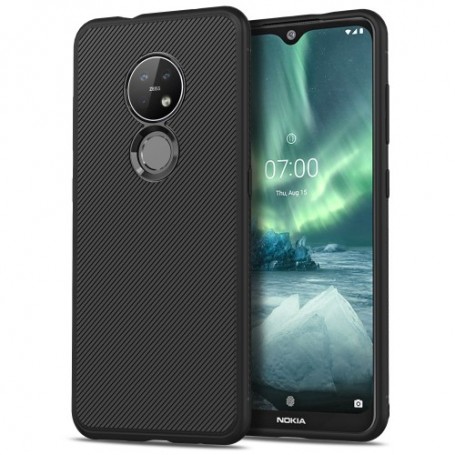Nokia 6.2 musta suojakuori.