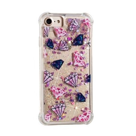 iPhone 6/6s/7/8/SE 2020/SE 2022 glitter hile timantit suojakuori