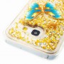 Samsung Galaxy A3 2017 perhoset glitterhile suojakuori.