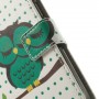 Galaxy Core Plus vihreä pöllö lompakkokotelo