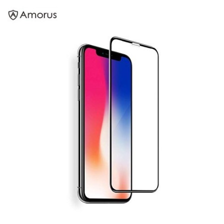 iPhone 11 Pro Max kirkas mustareunuksinen panssarilasi. – kirkas lasisuoja istuu täydellisesti näyttöön