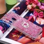 Samsung Galaxy A20e pinkki glitter hile sormuspidike suojakuori – kevyt ja ohut suojakuori puhelimen takaosassa