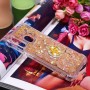 Samsung Galaxy A20e kullanvärinen glitter hile sormuspidike suojakuori