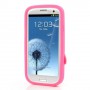 Galaxy S4 hot pink pöllö silikonisuojus.