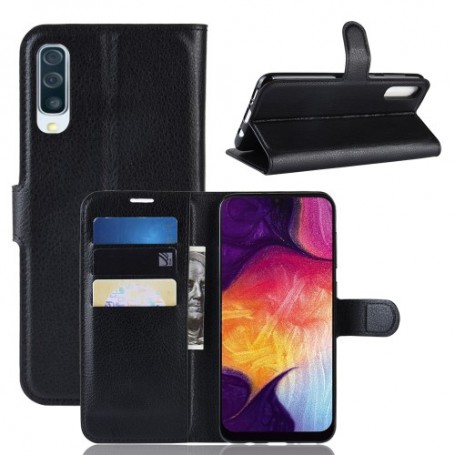 Samsung Galaxy A50 musta suojakotelo