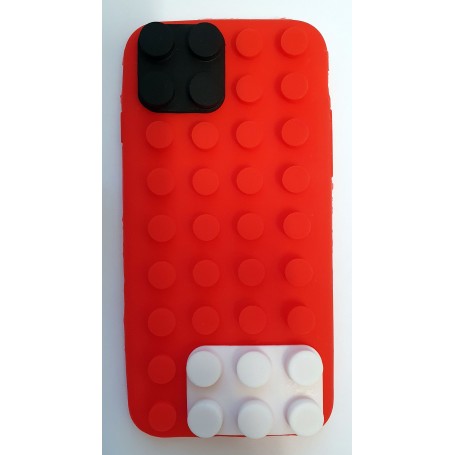 iPhone 6 pinkki rakennuspalikat silikonisuojus.