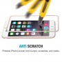 iPhone 7/8/SE 2020 kirkas panssarilasi ruusukulta alumiinireunukset.