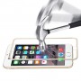 iPhone 7/8/SE 2020 kirkas panssarilasi kullanväriset alumiinireunukset.