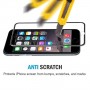 iPhone 7/8/SE 2020 kirkas panssarilasi mustat alumiinireunukset.