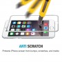 iPhone 7/8/SE 2020 kirkas panssarilasi hopeanväriset alumiinireunukset.