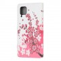 Huawei P40 Lite vaaleanpunaiset kukat suojakotelo