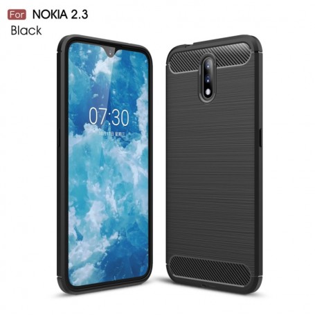 Nokia 2.3 musta suojakuori.