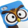 iPhone 4s sininen pöllö silikonisuojus.