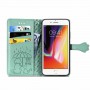 iPhone SE 2020 mintunvihreä kissa ja koira suojakotelo