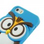 iPhone 5s sininen pöllö silikonisuojus.