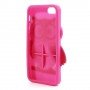 iPhone 5s hot pink pöllö silikonisuojus.