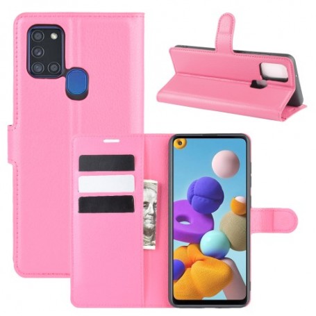 Samsung Galaxy A21s pinkki suojakotelo