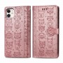 iPhone 11 ruusukulta kissa ja koira suojakotelo