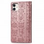 iPhone 11 ruusukulta kissa ja koira suojakotelo