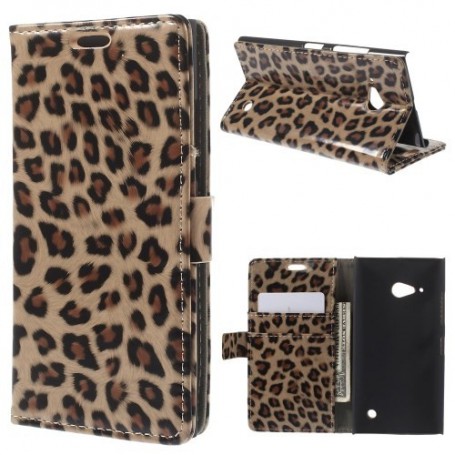 Lumia 735 leopardi puhelinlompakko
