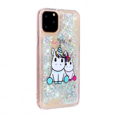 iPhone 11 Pro Max glitter hile yksisarvinen suojakuori