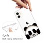 iPhone 11 läpinäkyvä panda suojakuori.