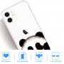 iPhone 11 läpinäkyvä panda suojakuori.