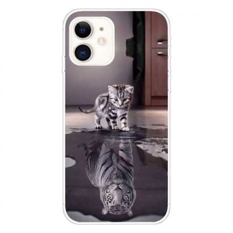 iPhone 11 kissa suojakuori.