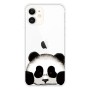 iPhone 11 läpinäkyvä panda suojakuori.