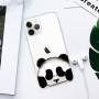 iPhone 11 Pro läpinäkyvä panda suojakuori